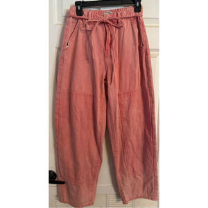 Women's AMERICAN BAZI Coral Wide Leg Barrell Pants Size S